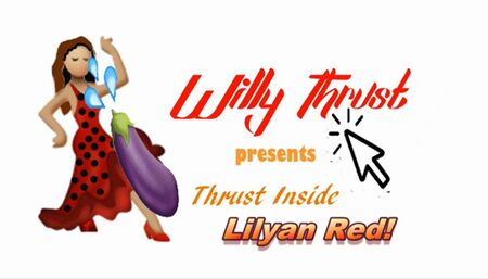 Thrust Inside LILYAN RED! Horny porn star in epic shagfest with creampie