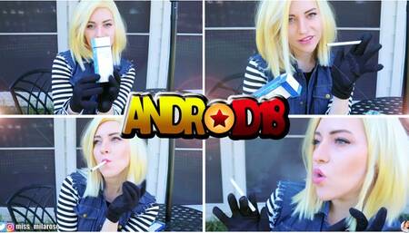 Android18's Seductive Smoking
