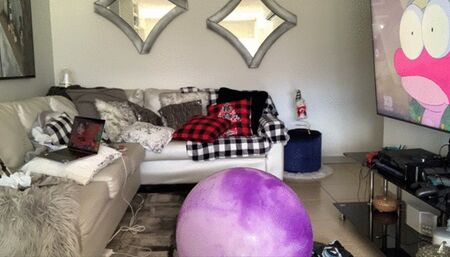 Whale blow up and hump