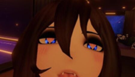 Mute nympho sucks your dick and rides you wildly until she cums in VRChat.