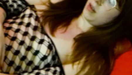 Redhead masturbates before fucking her boyfriend