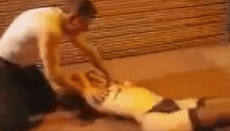 Laney's first time being tickled