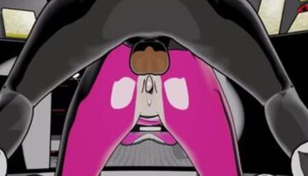 Black and Pink ranger Doggystyle Anal