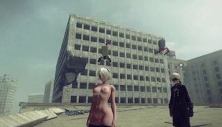 [Gameplay] Nier Automata Nude Mod Walkthrough Uncensored Full Game Part 2