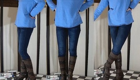 Heavy Buffalo boots: First two toycars, then my cock - Cam 4