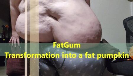 FatGum Transformation into a fat Pumpkin