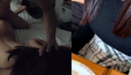 Japanes, A college girl who likes to dine at a family restaurant is invited to a hotel to get fucked