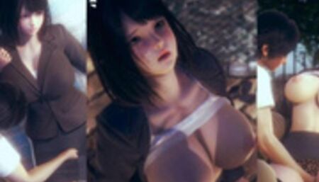 [Hentai Game Honey Select 2]Have sex with Big tits office worker.3DCG Erotic Anime Video.