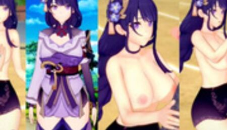 [Hentai Game Koikatsu! ]Have sex with Big tits Genshin Impact Raiden Shogun.3DCG Erotic Anime Video.