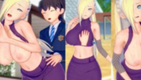 [Hentai Game Koikatsu! ]Have sex with Big tits Naruto Ino Yamanaka.3DCG Erotic Anime Video.