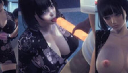 [Hentai Game Honey Select 2]Have sex with Big tits japanese gilr.3DCG Erotic Anime Video.