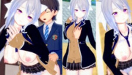 [Hentai Game Koikatsu! ]Have sex with Big tits Vtuber Higuchi Kaede.3DCG Erotic Anime Video.