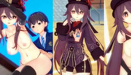 [Hentai Game Koikatsu! ]Have sex with Big tits Genshin Impact HuTao.3DCG Erotic Anime Video.