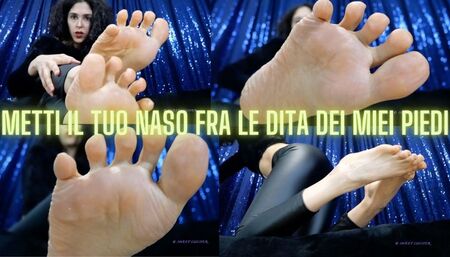 Metti il tuo naso tra le dita dei miei piedi - Put your nose between my toes