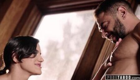 PURE TABOO Bisexual Couple Seduce New Comer Into Trying First Cock In Threesome With Bareback Anal