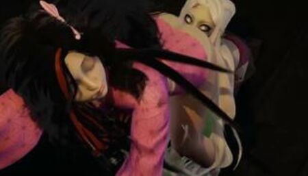 Daki futa x Nezuko dominant demon