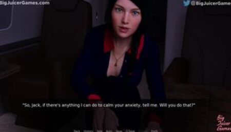 [Gameplay] Love in the Clouds above Trinity: Flight attendant gets fucked in the a...