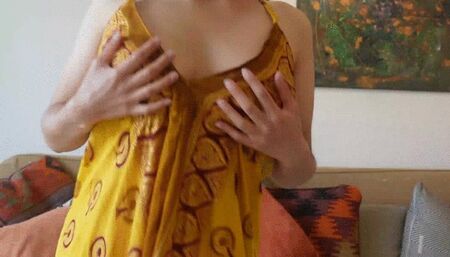 Indian girl picks her nose