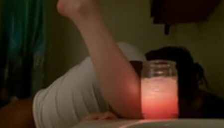 GIVING HER CRAZY BBC EVERYWHERE IN THE SHOWER  ( she can’t take it)