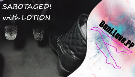 SABOTAGED with Lotion! | pedal pumping