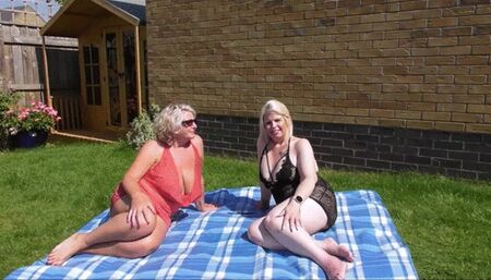 At Home with the Creampies and Skyler in the garden