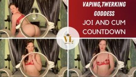 VAPING GODDESS - JOI AND TEASE WITH CUM COUNTDOWN