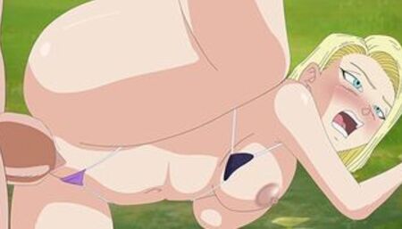 Android 18 Quest for the Balls - Pregnant by a Midget