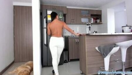 Cute small tits muslim teen striptease