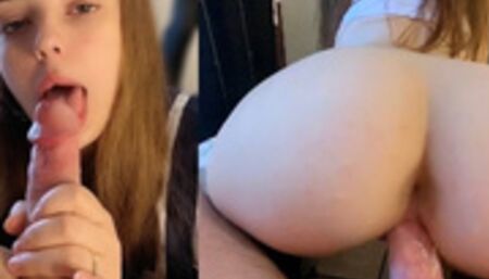 Tiny Bookworm Step Sister Tries Sex