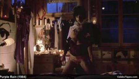 Apollonia Kotero topless and lingerie erotic scenes