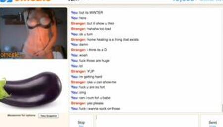 Beautiful babe on omegle