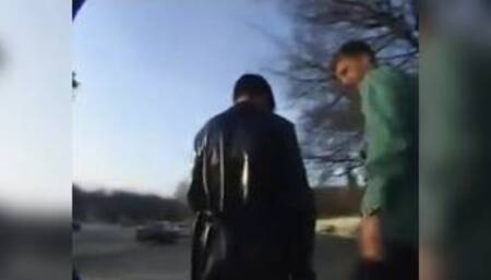 Paar öffentlicher Sex in Berlin