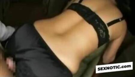 Japanese Black Nylon Panties Rub