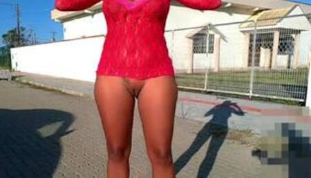 ALMOST NAKED III WEARING ONLY A SHIRT AT THE STREET [ teaser]