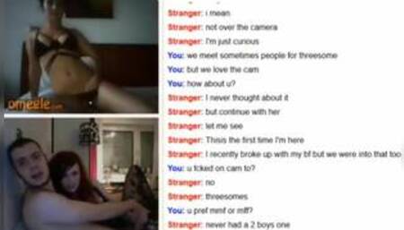 Omegle fun with girlfriend