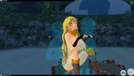 CM3D2 RWBY Hentai - Yang Xiao Long Gangbang At The Beach