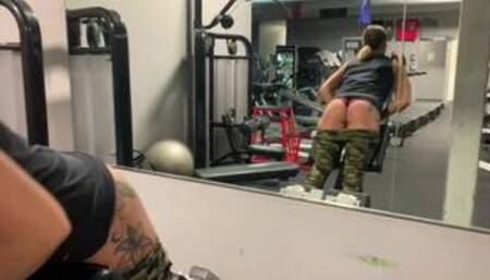 PG 13 Public nude workout