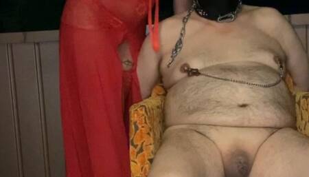 Mistress Red Devil Small Penis Outdoor punishment Mp4