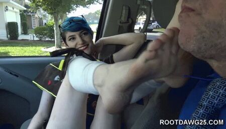 Stinky Feet Frontseat with Pixie Valentine 4K UHD MP4