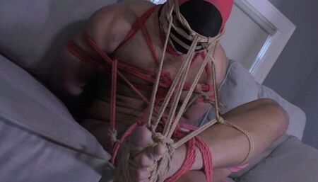 Intense Asymmetrical Tie w Foot and Head Bondage 1280