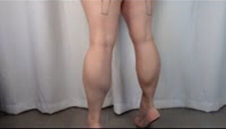 Calf Muscle JOI and Training in Pink Ballet Flats MP4 640