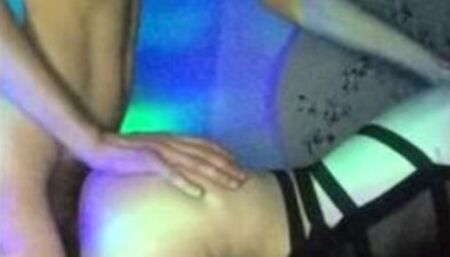 blonde skinny chick came to watch netflix