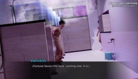 [Gameplay] Waifu Academy | Perfect Slutty Pink Hair Teen With Big Juicy Tits Risky...