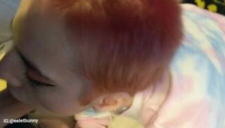 Getting a blowjob from my friend until I cum