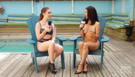 Naked News x Cecilia Morrell Interview for Oasis Aqualounge Sex Club