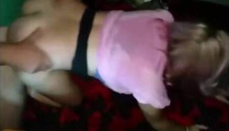 Amateur orgy in movie theater