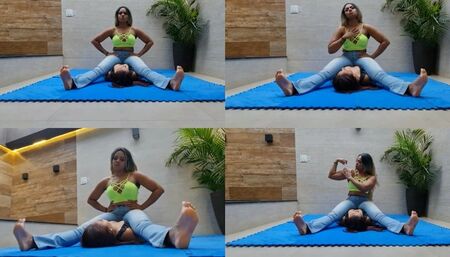 Super Aggressive Belly Sitting By Dom Jenn Part4