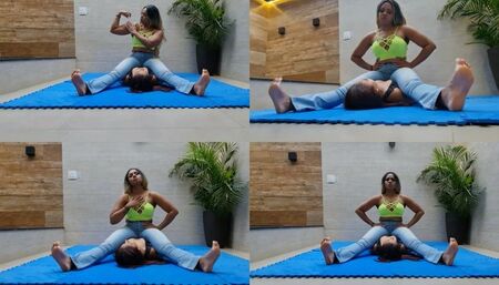 Super Aggressive Belly Sitting By Dom Jenn Part5