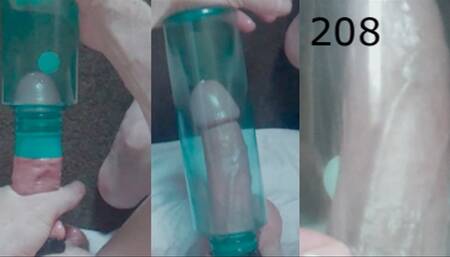 Heteroflexible K solo V208: thin slim fit muscular vascular hung older makeshift penis cock pump