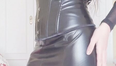 Pissing in a glass for you to drink it up